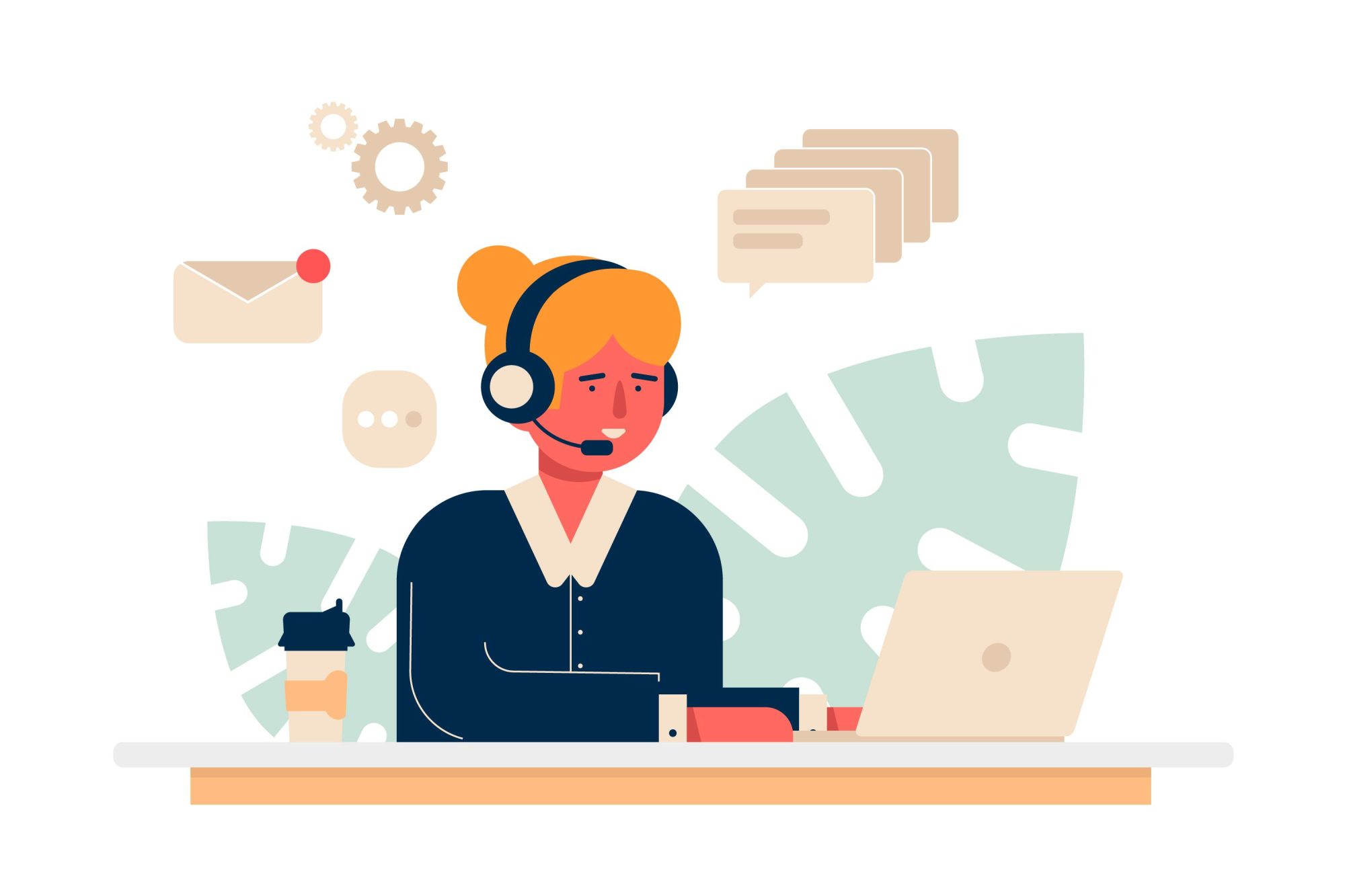 call center vector